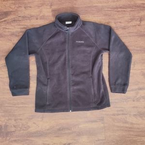 Kids XL Columbia Full Zip Black Fleece Jacket